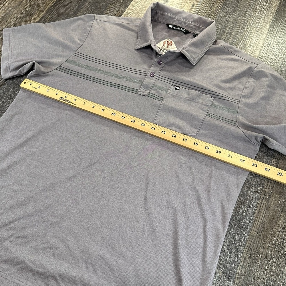 Travis Mathew Short Sleeve Golf Polo Shirt Purple Size XL Valspar Championship - Picture 9 of 9